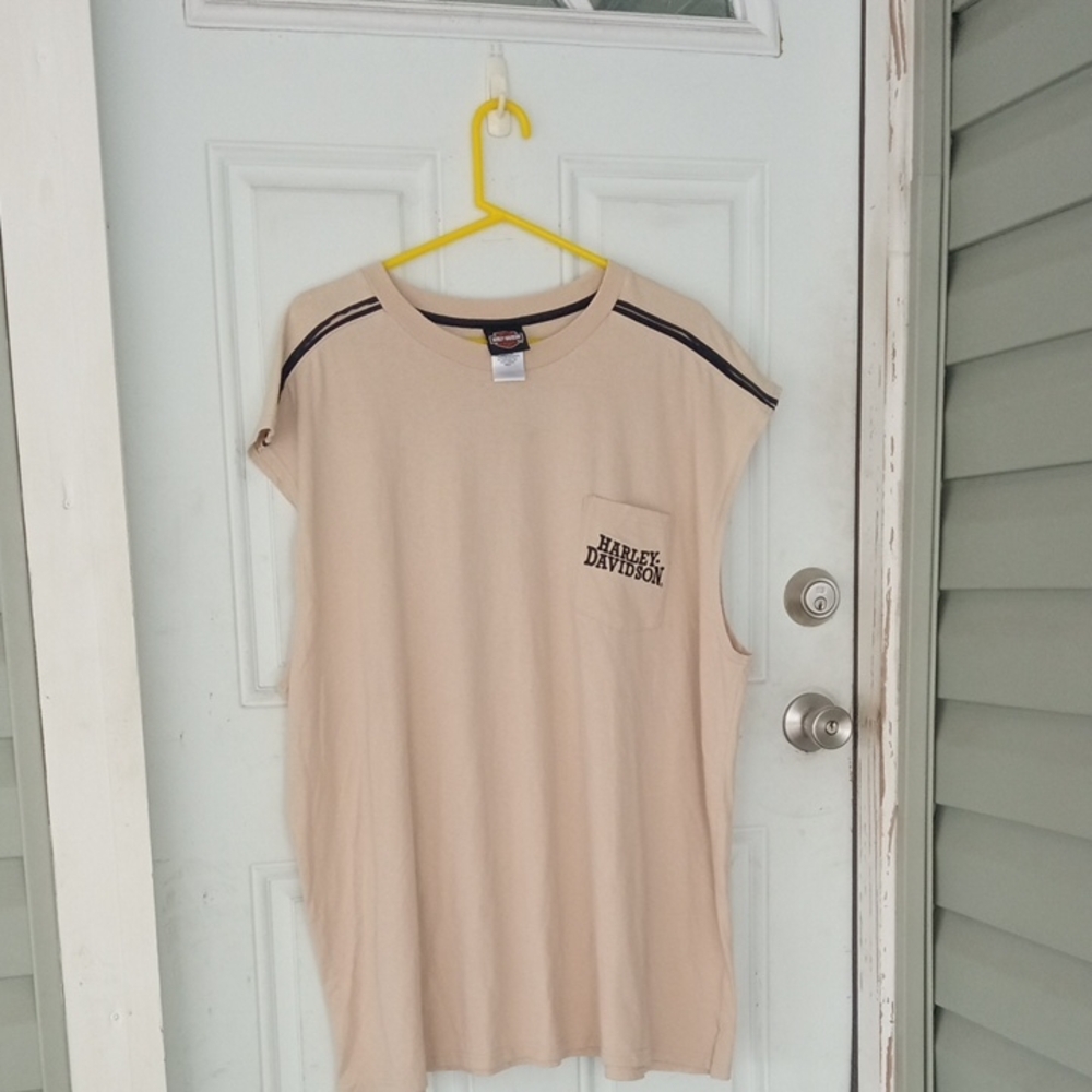 2XL Harley-Davidson Sleeveless Pocket T